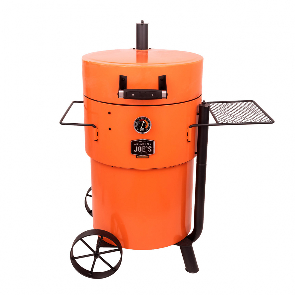 Коптильня Oklahoma Joe's Drum Bronco Pro (оранжевая) Коптильня Oklahoma Joe's Drum Bronco Pro (оранжевая)