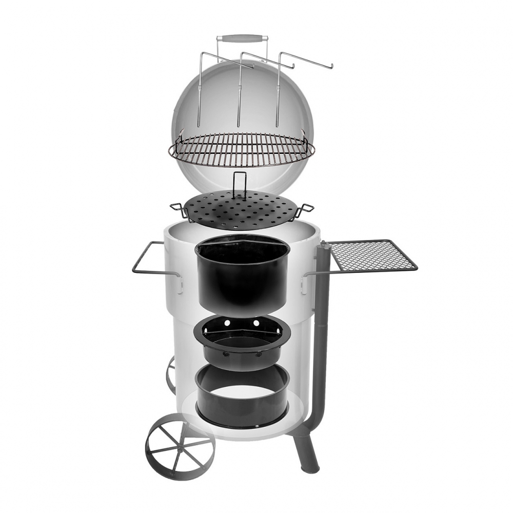 Коптильня Oklahoma Joe's Drum Bronco Pro (оранжевая) Коптильня Oklahoma Joe's Drum Bronco Pro (оранжевая)